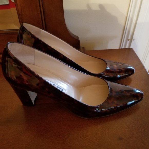 Manolo Blahnik animal print patent leather pump - Picture 7 of 7
